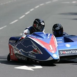 Dave Molyneux & Dan Sayle (DMR Suzuki) 2008 Sidecar TT