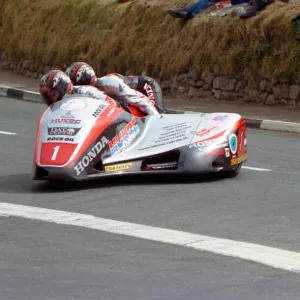 Dave Molyneux & ? (DMR Honda) 1999 Southern 100