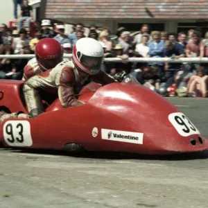 Dave Molyneux & Paul Craine 1985 Sidecar TT Print Dave Molyneux & Paul Craine 1985 Sidecar TT Print