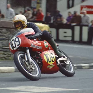 Dave Rees (Drixton Aermacchi) 1974 Senior Manx Grand Prix