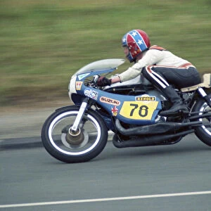 Dave Sharratt (Suzuki) 1974 Senior Manx Grand Prix