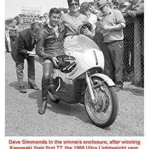 Dave Simmonds Kawasaki 1968 Ultra Lightweight TT