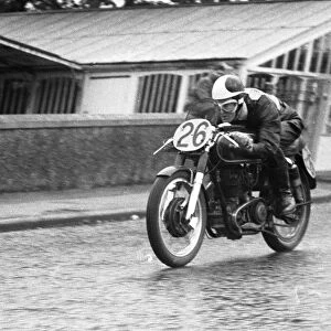David Antill (AJS) 1954 Senior Manx Grand Prix