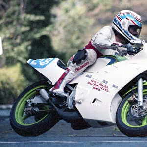 David Bowie (Kawasaki) 1990 Junior Manx Grand Prix
