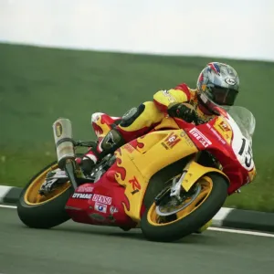 David Jefferies im Bungalow; 1999 Formel-1 TT David Jefferies im Bungalow; 1999 Formel-1 TT