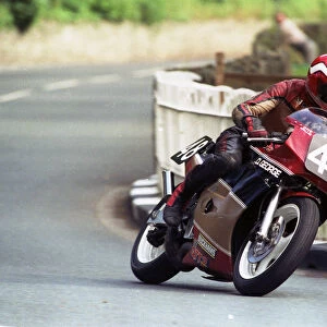 David Wallis (Suzuki) 1990 Lightweight 400 TT