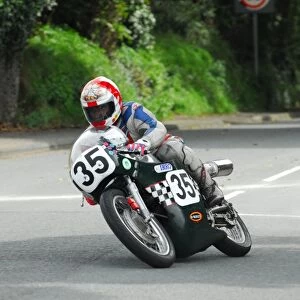 David Webber (Seeley 7R) at Ballacraine, 2012 Classic 350 MGP