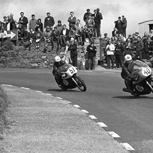 David Williams (Norton) and Carl Ward (Norton) 1966 Senior TT