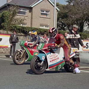 Decca Kelly (Cowles Rotax) & Craig Ryding (Kimoco) 1987 Lightweight Manx Grand Prix
