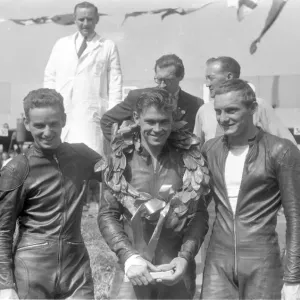Degner, Hocking and Hailwood 1959 Lightweight Ulster Grand Prix