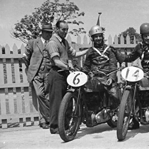Bill Dehany & Monty Lockwood (Excelsior) 1948 Lightweight Clubman TT