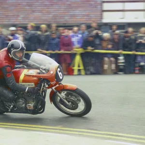 Denis Casement at Parliament Square: 1977 Formula Two TT