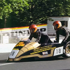 Dennis Holmes & Steve Bagnall (Yamaha) 1983 Sidecar TT