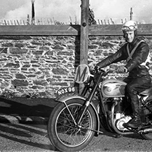 Dennis Morgan (BSA) 1954 Manx Grand Prix