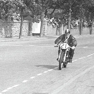 Dennis Parkinson Norton 1951 Senior Manx Grand Prix