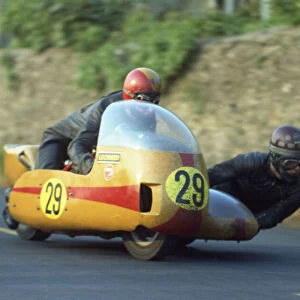 Derek Bayley & R J Carwright (PRB) 1971 500 Sidecar TT