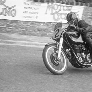 Derek Ennett (AJS) 1952 Senior Manx Grand Prix