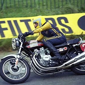 Derek Loan (Kawasaki) 1974 Production TT