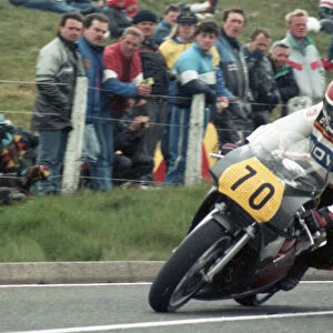 Derrick Bates (Honda) 1989 Senior TT
