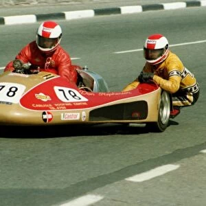 Derry Casson & Don Stephenson (Suzuki) 1984 Sidecar TT