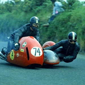Dick Maplethorpe & J Coaten (Triumph) 1970 750cc Sidecar TT
