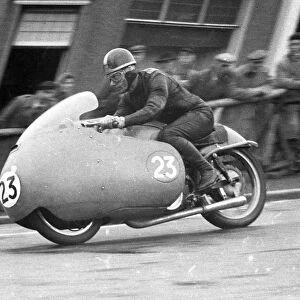 Dickie Dale (Guzzi) 1956 Junior TT