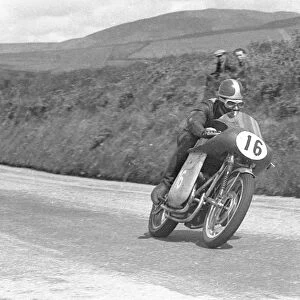 Dickie Dale (MV) at Cronk ny Mona: 1954 Junior TT
