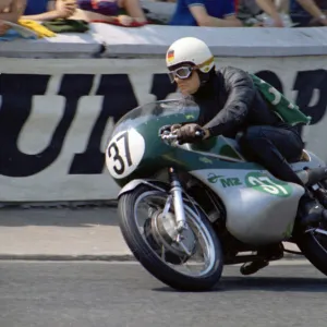 Dieter Braun (MZ) 1970 Lightweight TT