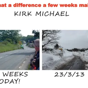 What a difference a few weeks make What a difference a few weeks make