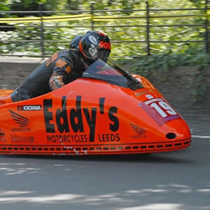Douglas Wright & Stuart Bond (LCR Honda) 2008 Sidecar TT