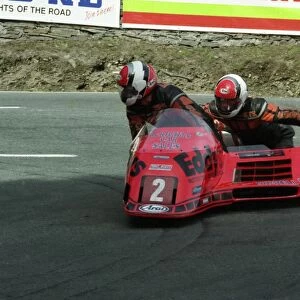 Eddy Wright & Peter Hill (Ireson Honda) 1993 Sidecar TT