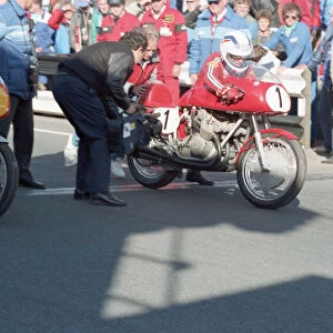 Eduardo Castelli (MV) 1990 TT Parade Lap