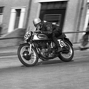Edwin Andrews (Norton) 1951 Senior Manx Grand Prix