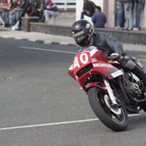 Emmet Nolan (Honda) 1986 Newcomers Manx Grand Prix