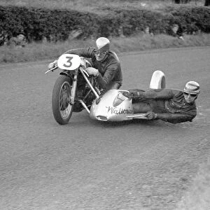 Eric Oliver & Stan Dibben (Norton Watsonian) 1953 Ulster Grand Prix