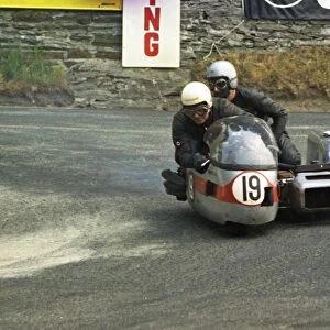Eric Parkinson & D Bayley (EP Crescent) 1970 500 Sidecar TT