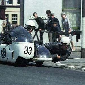Eric Parkinson & & R Philpott (Parkinson) 1967 Sidecar TT