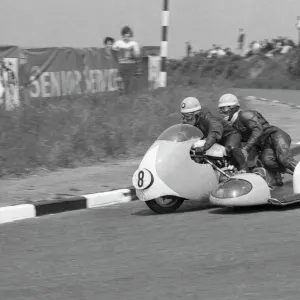 Eric Pickup & Ray Lindsay (BMW) 1962 Sidecar TT