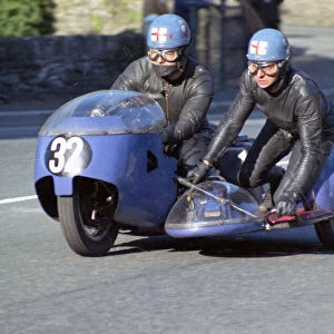 Eric Willmott & M D Duncan (Triumph) 1969 500 Sidecar TT