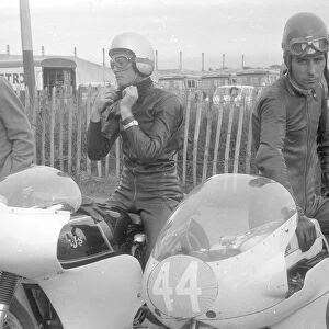 Ernesto Brambilla (Bianchi) 1961 Junior TT practice