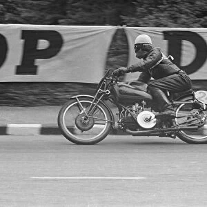 Ernie Barrett (Guzzi) 1952 Lightweight TT