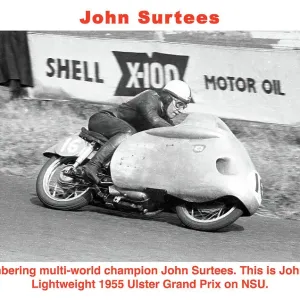 EX John Surtees NSU 1955 Lightweight Ulster Grand Prix