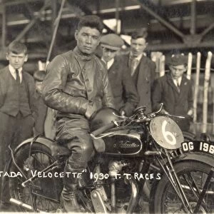 The first Japanese TT rider