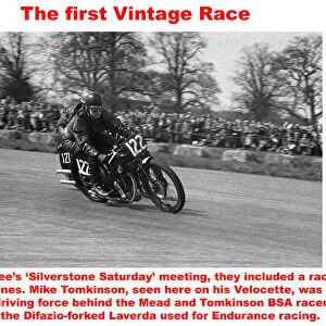 The first Vintage race