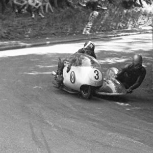 Florian Camathias and Alfred Herzig (FCS) 1963 Sidecar TT