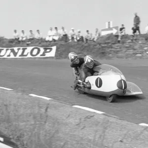 Florian Camathias / Franz Ducret (BMW); 1965 Sidecar TT