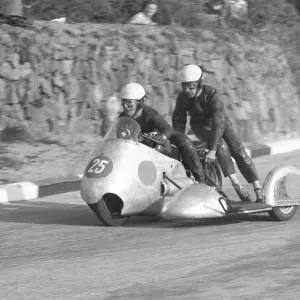 Florian Camathias & Jules Galliker (BMW) 1957 Sidecar TT