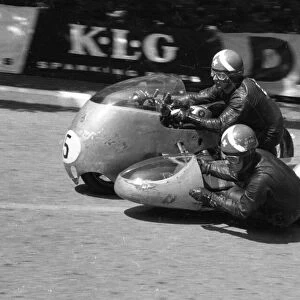 Florian Camathias & Roland Foll (BMW) 1960 Sidecar TT