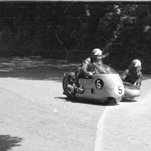 Florian Camathias & Roland Foll (BMW) 1960 Sidecar TT