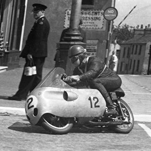 Francisco Gonzales at the Manx Arms: 1956 Ultra Lightweight TT